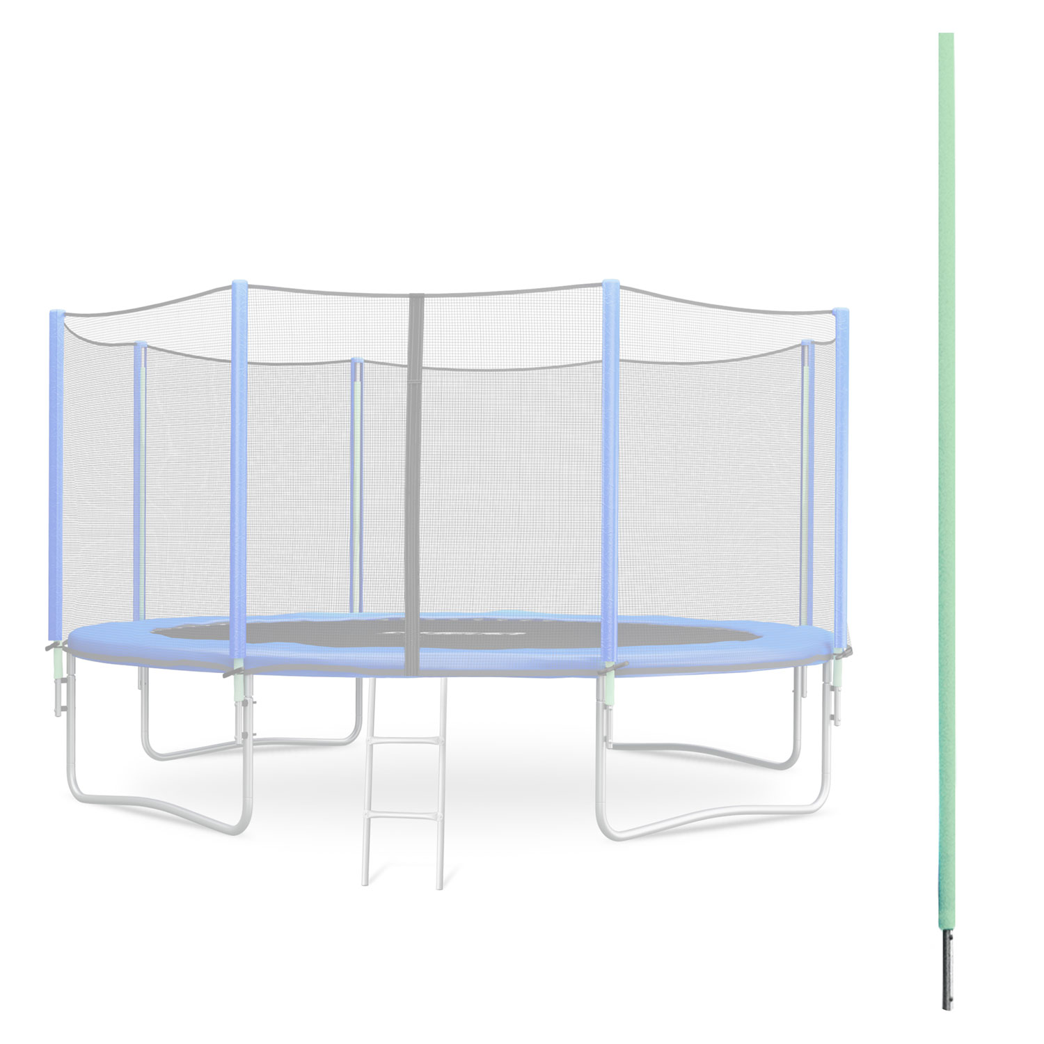Słupek do trampoliny zewn. 8-15ft zielony Neosport