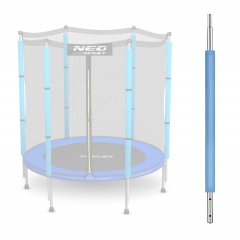 Słupek dolny do trampoliny z siatką zewnętrzną 4,5 ft niebieski Neo-Sport