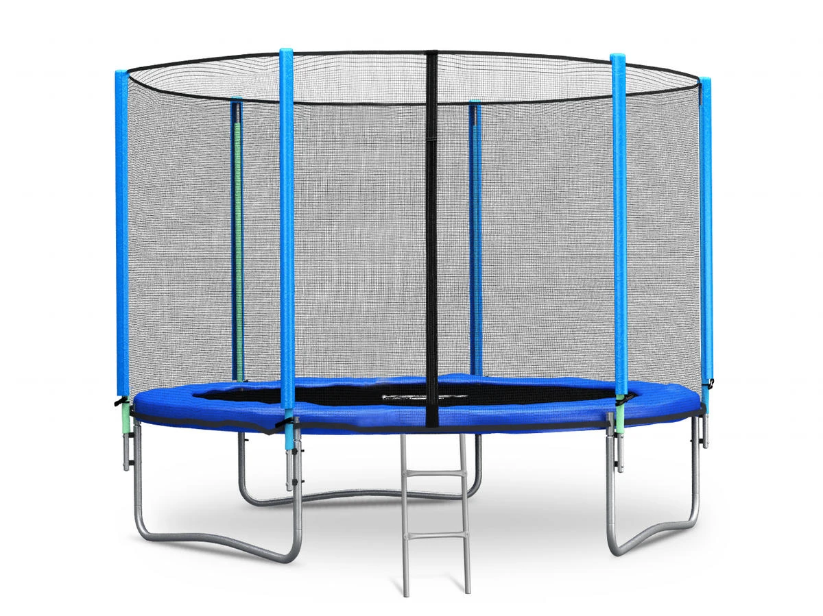 Trampolina ogrodowa 10ft/312cm z siatką zewnętrzną i drabinką Neo-Sport