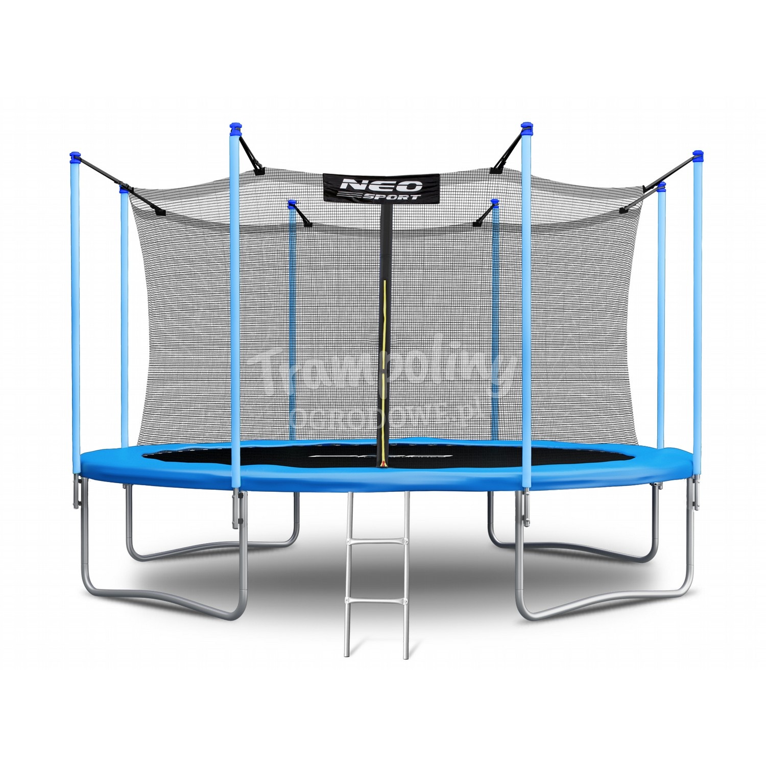 Trampolina ogrodowa 12ft/374cm z siatką wewnętrzną i drabinką Neo-Sport