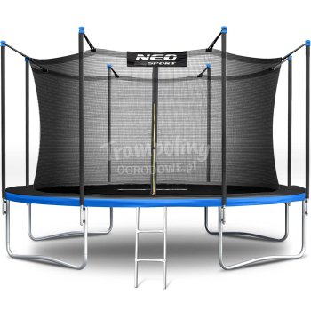 Trampolina ogrodowa 12ft/374cm z siatką wewnętrzną i drabinką Neo-Sport
