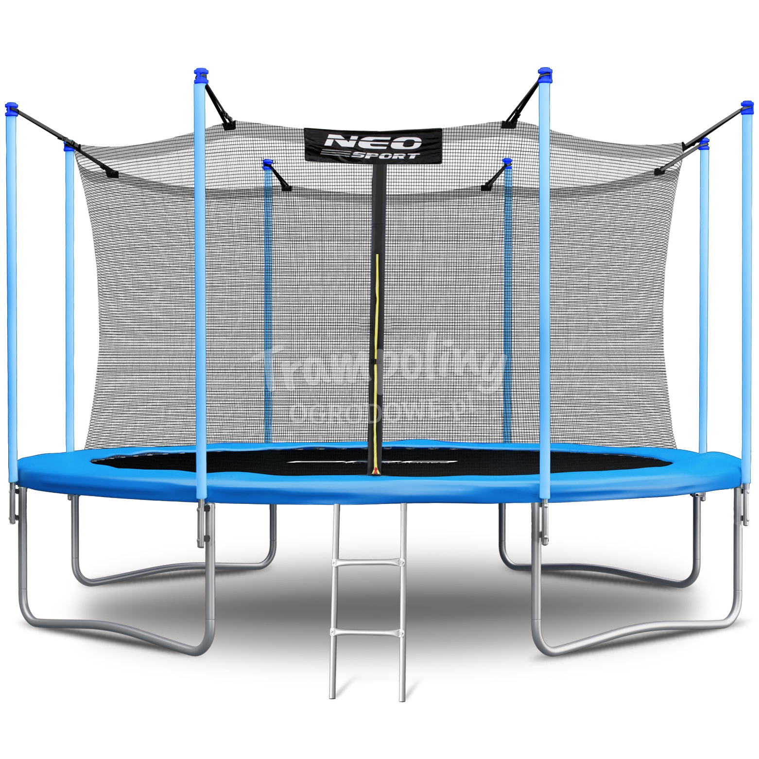 Trampolina ogrodowa 14ft/435cm z siatką wewnętrzną i drabinką Neo-Sport