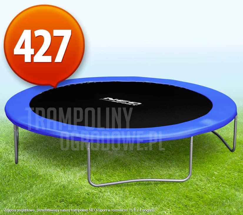 Trampolina Ogrodowa - 427 CM - 14 FT