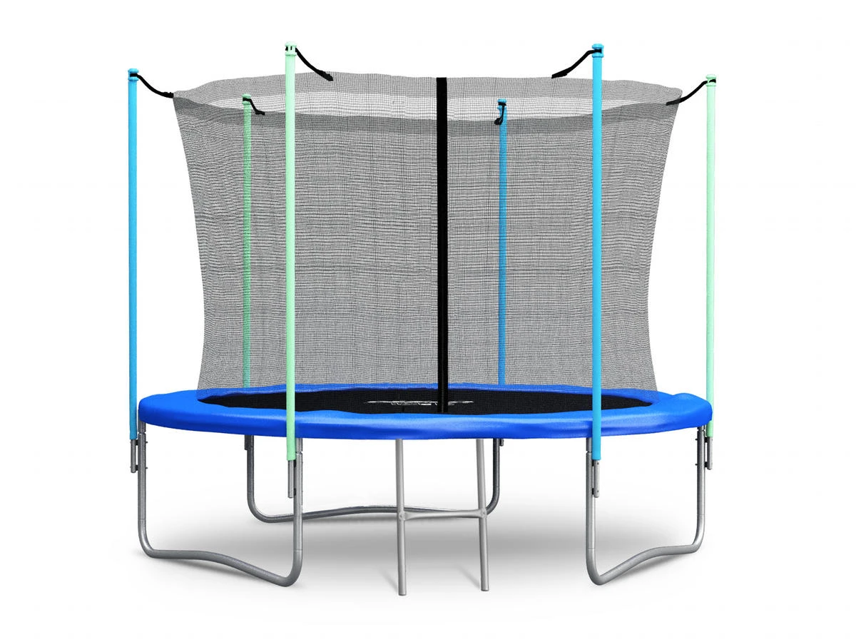 Trampolina ogrodowa 8ft/252cm z siatką wewnętrzną i drabinką Neo-Sport
