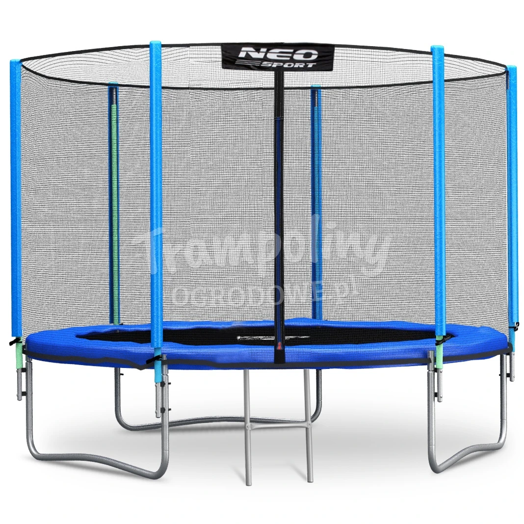 Trampolina ogrodowa 6ft/183cm z siatką zewnętrzną i drabinką Neo-Sport