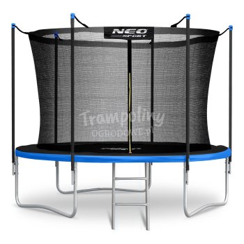 Trampolina ogrodowa 6ft/183cm z siatką wewnętrzną i drabinką Neo-Sport