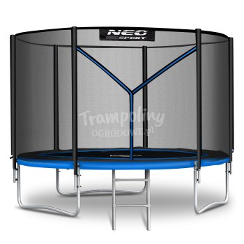 Trampolina ogrodowa 8ft/252cm z siatką zewnętrzną i drabinką Neo-Sport