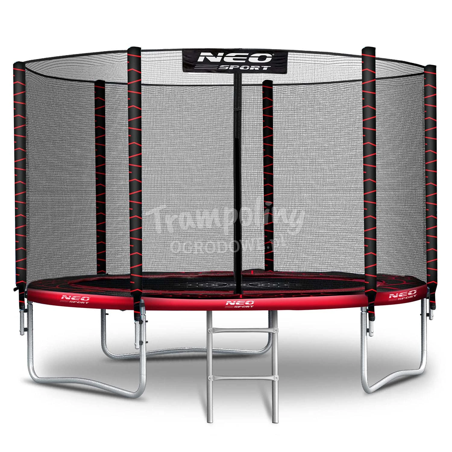 Trampolina ogrodowa 8ft/252cm z siatką zewnętrzną i drabinką Neo-Sport