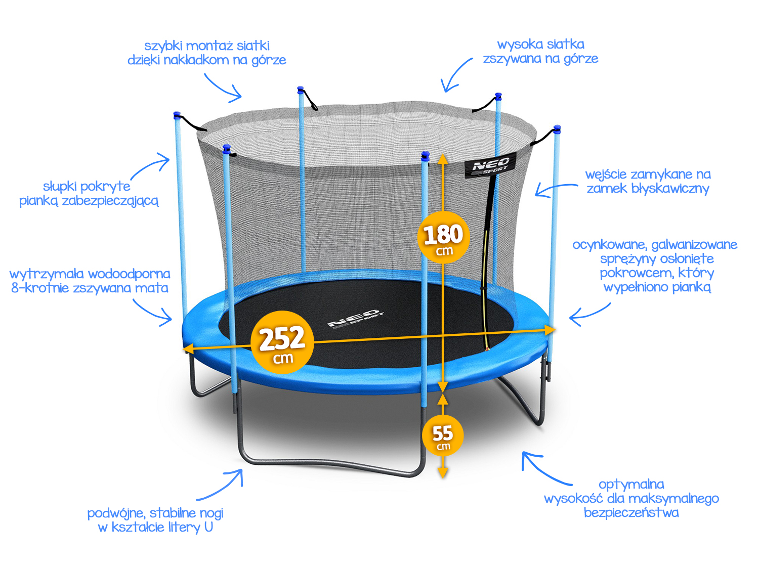 sprężyny do trampoliny